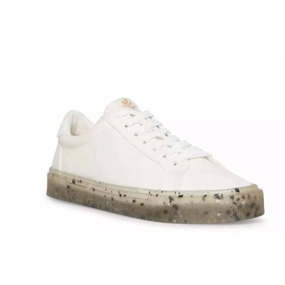 Steve Madden Cool Planet Sunny Canvas Sneaker Shoe White Speckled Sole NWOT Sz 6